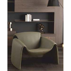 Casa Padrino fauteuil de luxe en cuir artificiel vert 90 cm - Meubles de salon et d'hôtel