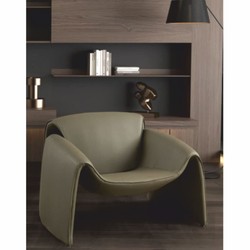Casa Padrino fauteuil de luxe en cuir artificiel vert 90 cm - Meubles de salon et d'hôtel