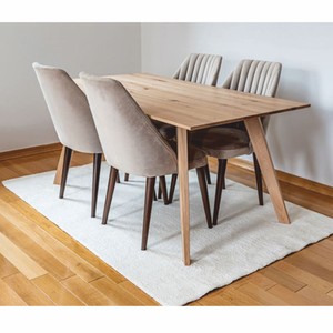 Casa Padrino table à manger de luxe en chêne naturel - Différentes tailles - Meubles de salle à manger