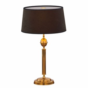 Casa Padrino lampe de table Art Nouveau de luxe or / marron / noir H. 60 cm