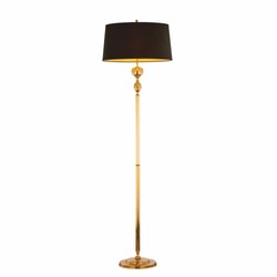 Luxus Jugendstil Stehleuchte Gold Braun Schwarz
