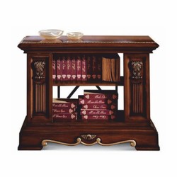Prunkvolle Luxus Barock Massivholz Konsole Braun Gold