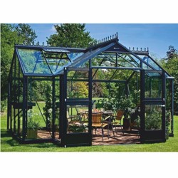 Casa Padrino luxury garden house black 600 x 400 x H. 450 cm - Garden houses