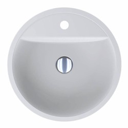 Casa Padrino lavabo de pedestal de lujo blanco Ø 46 x A. 88 cm - Accesorios de baño
