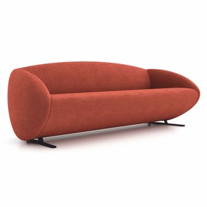 Luxus Wohnzimmer Hotel Büro Sofa Rot