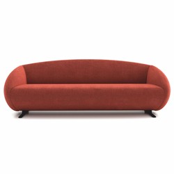Luxus Wohnzimmer Hotel Büro Sofa Rot