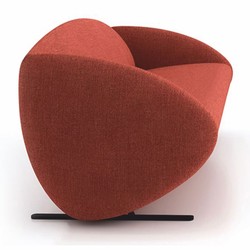 Luxus Wohnzimmer Hotel Büro Sofa Rot