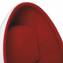 Luxus Sessel Drehsessel Weiß Rot