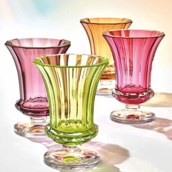 Prunkvolle Luxus Barock Kristallglas Vase Blumenvase