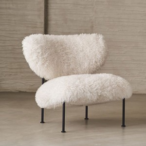 Casa Padrino fauteuil de luxe blanc / noir H. 77 cm - Meubles d'hôtel et de salon