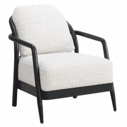 Casa Padrino fauteuil de salon & hôtel de luxe blanc / noir - Intérieur de luxe