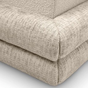 Casa Padrino Luxus Doppelbett Beige / Schwarz - Hotel & Schlafzimmer Möbel