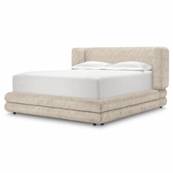 Casa Padrino lit double de luxe beige / negro - Meubles d'hôtel et de chambre à coucher