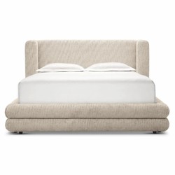 Casa Padrino lit double de luxe beige / negro - Meubles d'hôtel et de chambre à coucher