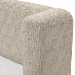 Casa Padrino lit double de luxe beige / negro - Meubles d'hôtel et de chambre à coucher