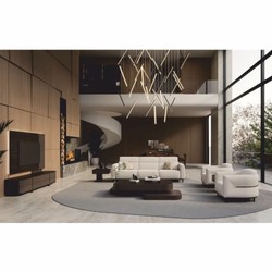 Casa Padrino fauteuil de luxe gris clair / noir / laiton - Meubles de salon et d'hôtel