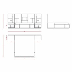 Casa Padrino lit double de luxe gris / or - Meubles d'hôtel et de chambre à coucher de luxe