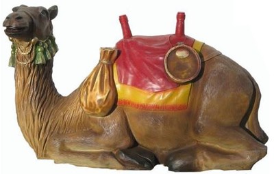 Casa Padrino Decorative Sculpture Camel Brown 90 cm - Garden Figure