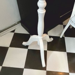 Casa Padrino perchero de estilo campestre blanco A. 200 cm - Mueble armario