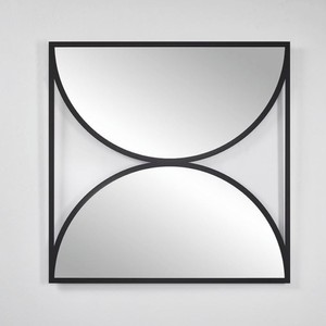 Casa Padrino miroir mural de luxe noir 90 cm - Meubles de luxe