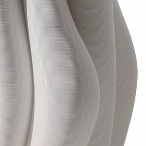 Casa Padrino Luxus Vase Weiß H. 75 cm - Keramik Blumenvase - Deko Accessoires