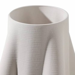 Casa Padrino jarrón de lujo blanco A. 75 cm - Florero de cerámica - Accesorios decorativos