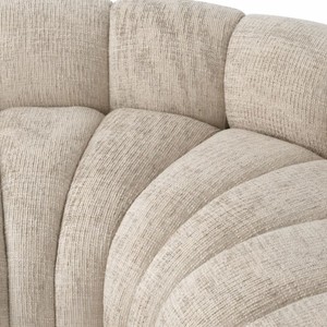 Casa Padrino Luxus Sofa Beige / Schwarz 331 cm - Luxus Hotel Möbel