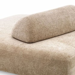 Modulares Luxus Wohnzimmer Hotel Sofa Sandfarben Schwarz
