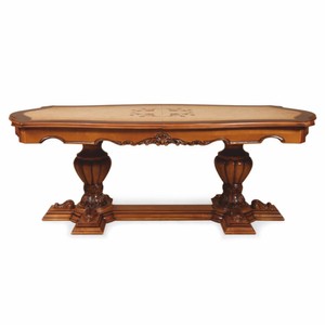 Casa Padrino mesa de comedor barroco de lujo marrón / natural 310 cm - Muebles de comedor barrocos