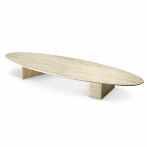 Casa Padrino mesa de centro de jardín de lujo beige 240 cm - Muebles de hotel y jardín