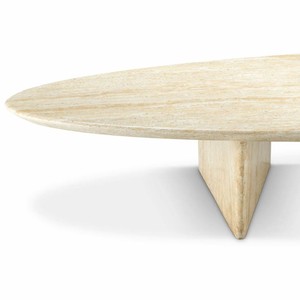 Casa Padrino Luxus Garten Couchtisch Beige 240 cm - Hotel & Garten Möbel