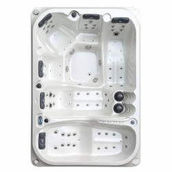 Luxus Outdoor Garten Jacuzzi Whirlpool Weiß Schwarz