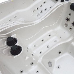 Luxus Outdoor Garten Jacuzzi Whirlpool Weiß Schwarz