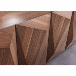 Casa Padrino buffet de luxe avec miroir marron 237 cm - Meubles de luxe