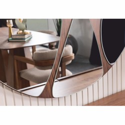 Casa Padrino buffet de luxe avec miroir marron 237 cm - Meubles de luxe