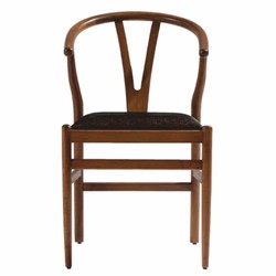 Casa Padrino chaise de salle à manger de luxe avec accoudoirs marron / noir H. 86 cm