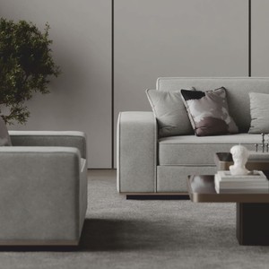 Casa Padrino Luxus Sofa Grau 263 cm - Hotel & Wohnzimmer Möbel
