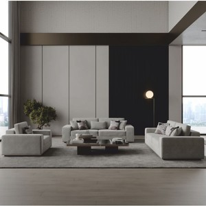 Casa Padrino Luxus Sessel Grau 115 cm - Wohnzimmer & Hotel Möbel