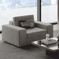 Luxus Wohnzimmer Hotel Büro Sessel Grau