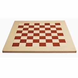 Casa Padrino valigetta per scacchi di lusso in vera pelle rosso 40 x 40 cm - Accessori di lusso