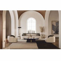 Casa Padrino Luxury Armchair Gray / Black 100 cm - Living Room & Hotel Furniture
