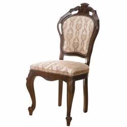 Prunkvolles Luxus Barock Esszimmer Stuhl 8er Set Beige Dunkelbraun