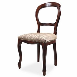 Prunkvolles Luxus Barock Esszimmer Stuhl 4er Set Gold Dunkelbraun
