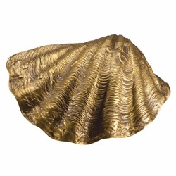 Luxus Deko Objekt in Muschelform Vintage Messing