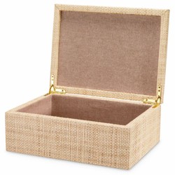 Luxus Aufbewahrungsbox Schmuckschatulle Schmuckkasten Naturfarben