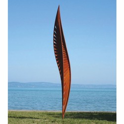 Casa Padrino scultura decorativa da giardino di lusso in acciaio ruggine A. 400 cm - Sculture da giardino