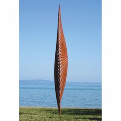 Casa Padrino scultura decorativa da giardino di lusso in acciaio ruggine A. 400 cm - Sculture da giardino
