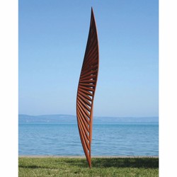 Casa Padrino scultura decorativa da giardino di lusso in acciaio ruggine A. 400 cm - Sculture da giardino