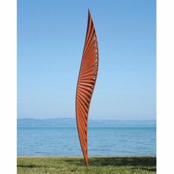 Casa Padrino scultura decorativa da giardino di lusso in acciaio ruggine A. 400 cm - Sculture da giardino