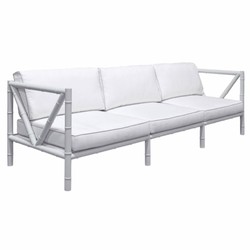 Luxus Schmiedeeisen Hotel Garten Sofa Grau Weiß